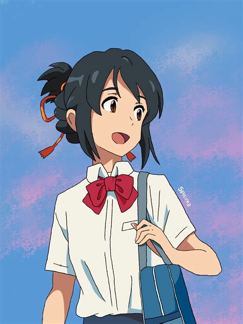 Mitsuha Miyamizu debujo